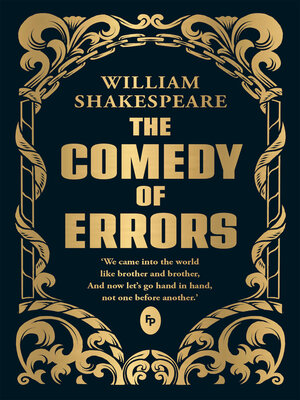 cover image of The Comedy of Errors (Pocket Classic)